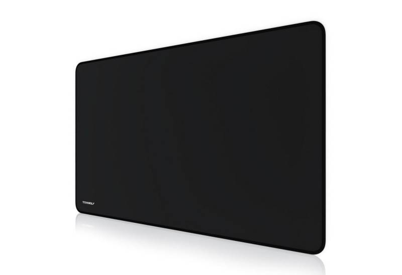 Titanwolf Gaming Mauspad XXXL Speed Mousepad 1000 x 600 x 3 mm, große Tischunterlage, rutschfest, abwaschbar, Geschwindigkeit & Präzision, schwarz von Titanwolf