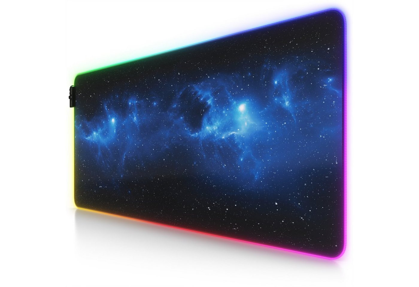 Titanwolf Gaming Mauspad RGB Mousepad 900 x 400 x 3 mm, LED Multi Color XXL Tischunterlage, rutschfest, abwaschbar, Geschwindigkeit & Präzision, Stars Design 1 Titanwolf Gaming Mauspad RGB Mousepad 900 x 400 x 3 mm, LED Multi Color XXL Tischunterlage, rutschfest, abwaschbar, Geschwindigkeit & Präzision, Stars Design 1 von Titanwolf