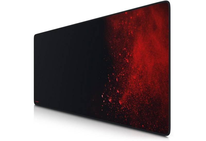 Titanwolf Gaming Mauspad XXL Speed Mousepad 900 x 400 x 3 mm, große Tischunterlage, rutschfest, abwaschbar, Geschwindigkeit & Präzision, Blood von Titanwolf