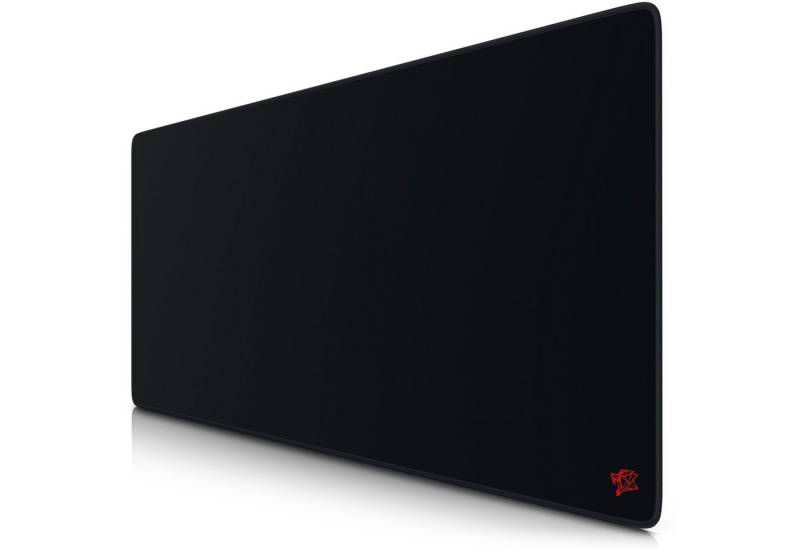 Titanwolf Gaming Mauspad XXL Speed Mousepad 900 x 400 x 3 mm, große Tischunterlage, rutschfest, abwaschbar, Geschwindigkeit & Präzision, Icon rot von Titanwolf