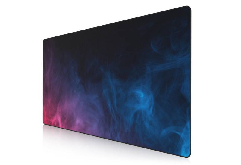 Titanwolf Gaming Mauspad XXXL Speed Mousepad 1200 x 600 x 3 mm, große Tischunterlage, rutschfest, abwaschbar, Geschwindigkeit & Präzision, Farbiger Rauch von Titanwolf