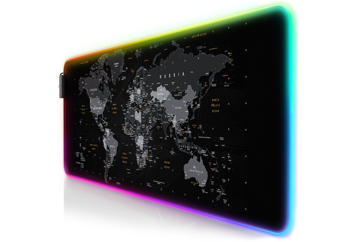 Titanwolf Gaming Mauspad RGB Mousepad 800 x 300 x 3 mm, LED Multi Color XL Tischunterlage, rutschfest, abwaschbar, Geschwindigkeit & Präzision, Global Titanwolf Gaming Mauspad RGB Mousepad 800 x 300 x 3 mm, LED Multi Color XL Tischunterlage, rutschfest, abwaschbar, Geschwindigkeit & Präzision, Global von Titanwolf