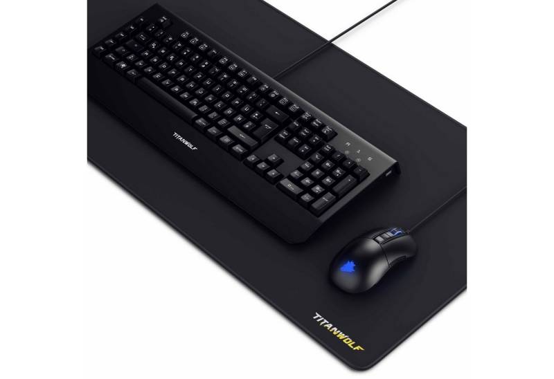 Titanwolf Tastatur-, Maus- und Mauspad-Set, Mechanisches Keyboard, Mouse & Mousepad - Gaming Bundle von Titanwolf