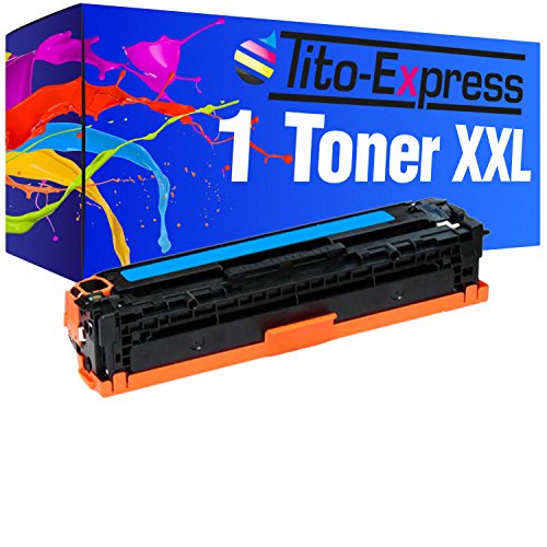 Tito-Express 1 Toner-Kartusche Cyan für HP CB 541 A 125 A HP Color Laserjet CP1210 CP1213 CP1214CP1214 N CP1215 CP von Tito-Express