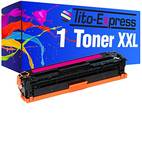 Tito-Express 1 Toner-Kartusche XXL Magenta für HP CB 543 A 125 A HP Color Laserjet CP1210 CP1213 CP1214CP1214 N CP1215 CP von Tito-Express