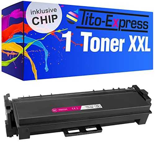 Tito-Express 1 Toner MIT CHIP kompatibel mit HP W2033A 415 A Magenta | Geeignet für HP Color Laserjet Pro MFP M 454DN 454DW 454FW 454NW 478F 478FDN 478FN 479DN 479DW 479FDN 479FDW 479FNW von Tito-Express