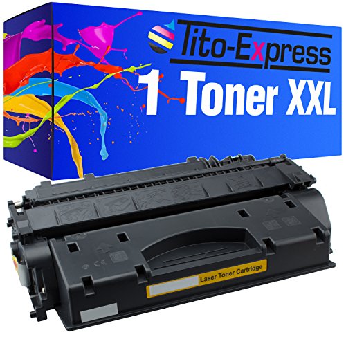 Tito-Express 1x Laser-Toner XXL Schwarz kompatibel mit HP CE505X P2050 P2053 P2054 P2055 P2056 P2057 von Tito-Express