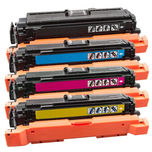 Tito-Express 4X Laser-Toner XXL kompatibel mit HP CE400X - CE403A Laserjet Enterprise 500 Color M551DN M551N M551XH von Tito-Express