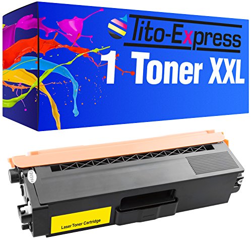 Tito-Express PlatinumSerie 1 Toner XXL kompatibel mit Brother TN-325 DCP-9055CDN 9270CDN HL-4140CN 4150CDN 4570CDW 4570CDWT MFC-9465CDN 9460CDN 9560CDW 9970CDW | Yellow 3.500 Seiten von Tito-Express