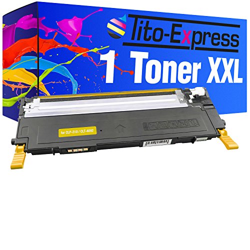 Tito-Express PlatinumSerie 1 Toner XXL kompatibel mit Samsung CLT-4092S Yellow | Geeignet für CLP-310 CLP-315 CLX-3170 CLX-3175 K NK WK FN FW N W | Yellow 2.000 Seiten Druckleistung von Tito-Express