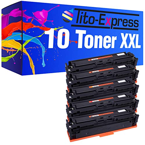 Tito-Express PlatinumSerie 10 Laser-Toner XXL passend zu Canon CRG 045H | Geeignet für i-SENSYS LBP-611CN LBP-612CDW LBP-613CDW MF-631CN MF-632CDW MF-633CDW MF-634CDW MF-635CX MF-636CDWT von Tito-Express