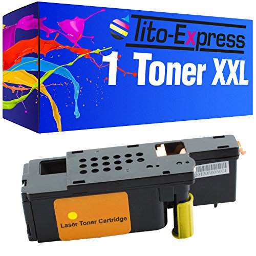 Tito-Express PlatinumSerie 1x Toner-Patrone XXL Yellow kompatibel mit Xerox 6000 WorkCentre 6015 6015VB 6015VN 6015VNI von Tito-Express