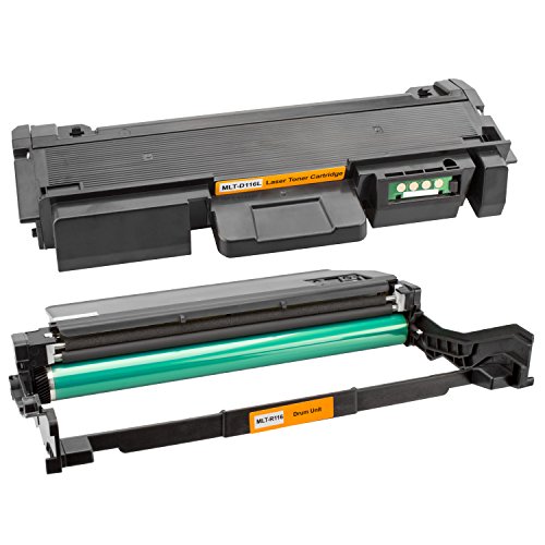 Tito-Express PlatinumSerie 1x Toner & 1x Drum-Unit XXL für Samsung MLT-D116L MLT-R116 M2820D M2820DW M2820ND M2825DW M2825ND M2825ND M2826 M2830DW SL-M2675FN SL-M2820DW SL-M2820ND von Tito-Express