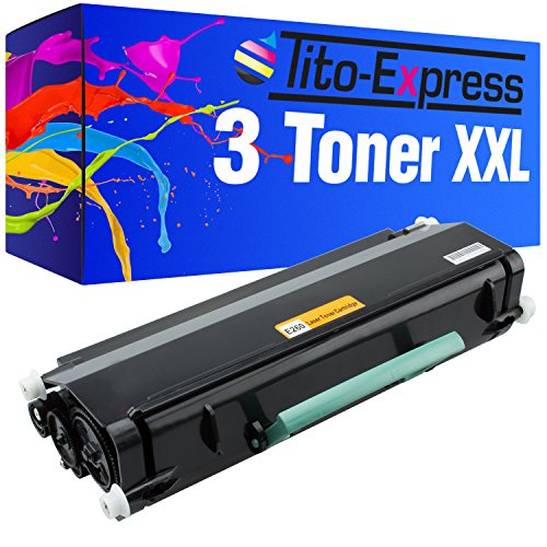 Tito-Express PlatinumSerie 3 Toner XXL kompatibel mit Lexmark X264 | X264 X264DN X363 X363DN X364 X364DN X364DW | Je 9.000 Seiten von Tito-Express
