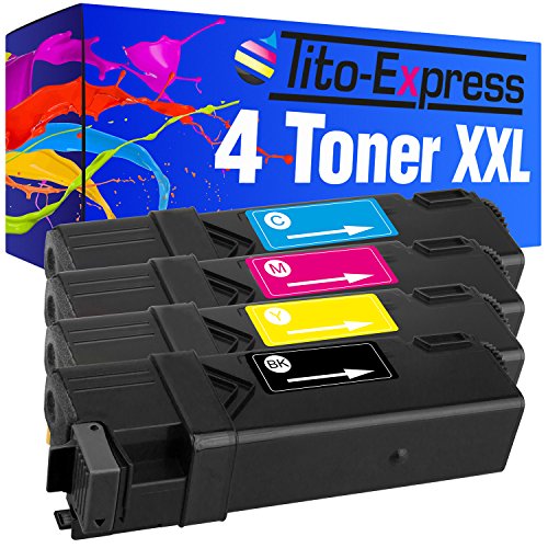 Tito-Express PlatinumSerie 4 Toner XXL für Epson C2900 CX29DNF CX29NF Black Cyan Magenta Yellow von Tito-Express