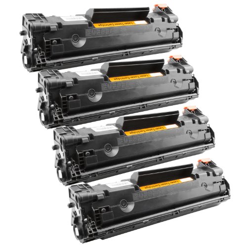 Tito-Express PlatinumSerie 4X Toner-Kartusche XXL Schwarz für Canon CRG-726 EP-726 Canon I-Sensys LBP-6200 LBP-6200D von Tito-Express