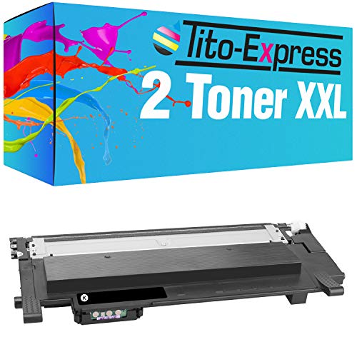 Tito-Express ProSerie 2 Toner XXL als Ersatz für Samsung CLT-K404S Black mit je 1.500 Xpress C430 C430 W C480 C480 FN C480 FW C480 W C482 W SL C430 W C483 C483 FW C483 W C 430 W C 480 C 480 FN C 480 W von Tito-Express