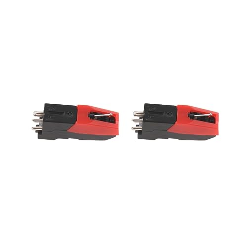 2er-Set Plattenspieler-Phono-Keramikkartusche mit Nadelersatz für Plattenspieler von Tityvirnix