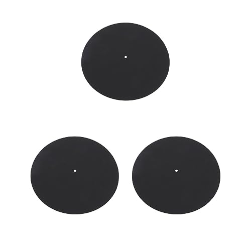 3er-Set LP Vinyl Plattenspieler Slipmat Schallplatten Wolle Pads Antistatische Anti-Vibrationsmatte 3er-Set LP Vinyl Plattenspieler Slipmat Schallplatten Wolle Pads Antistatische Anti-Vibrationsmatte von Tityvirnix