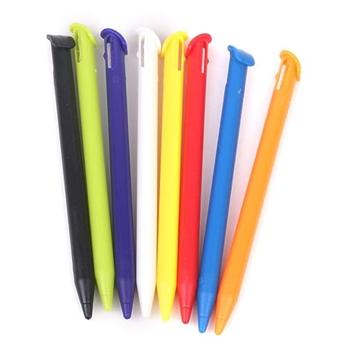 Tiuimk 8er-Pack Stylus Touch Pen für New 3DS LL/XL – Präzisionssteuerung für Gaming und Handschrifteingabe – kompaktes und tragbares Design – mehrere Farben erhältlich – Kunststoffmaterial von Tiuimk