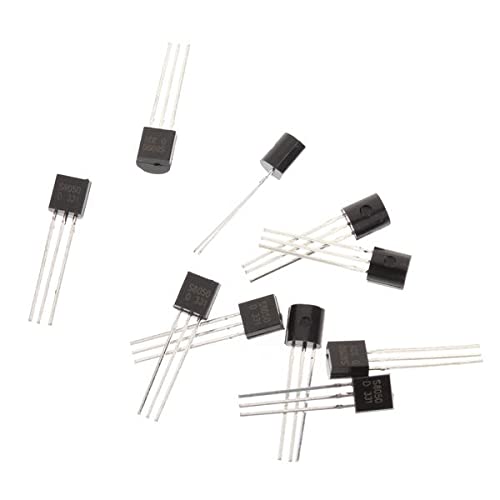 Tiuimk S8050 Transistor – NPN-Silikon-Transistor mit 0,5 A Kollektorstrom und 40 V Kollektor-Basisspannung, TO-92-Paket, 100 Stück/Packung von Tiuimk