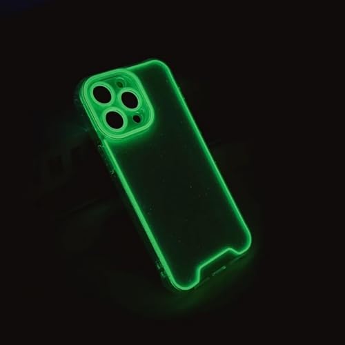 Tivenfezk Nadoli Leuchtend Funkeln Hülle für iPhone 11,Fluoreszierend Licht im Dunkeln Weich Silikon Transparent Glitzer Handyhülle Bling Schutzhülle Klar Cover von Tivenfezk