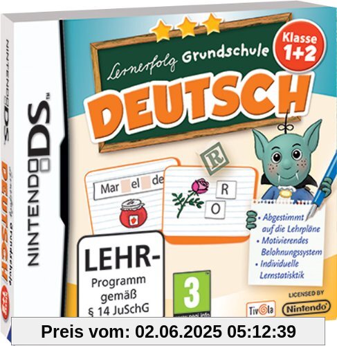 Lernerfolg Grundschule Deutsch Klasse 1+2 - [Nintendo DS] von Tivola