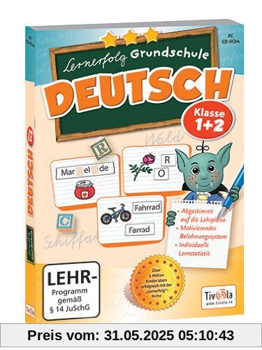 Lernerfolg Grundschule Deutsch Klasse 1+2 von Tivola