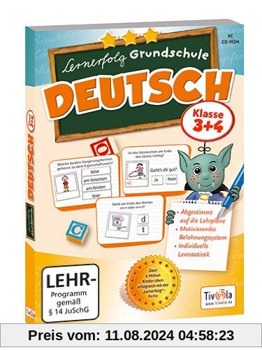 Lernerfolg Grundschule Deutsch Klasse 3+4 - [PC] von Tivola