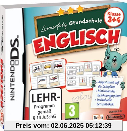 Lernerfolg Grundschule Englisch Klasse 3+4 von Tivola