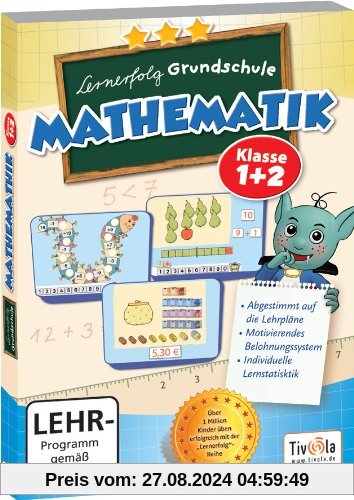 Lernerfolg Grundschule Mathematik Klasse 1+2 von Tivola