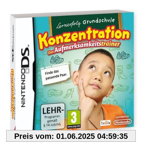 Lernerfolg Grundschule: Konzentration. Der Aufmerksamkeitstrainer von Tivola