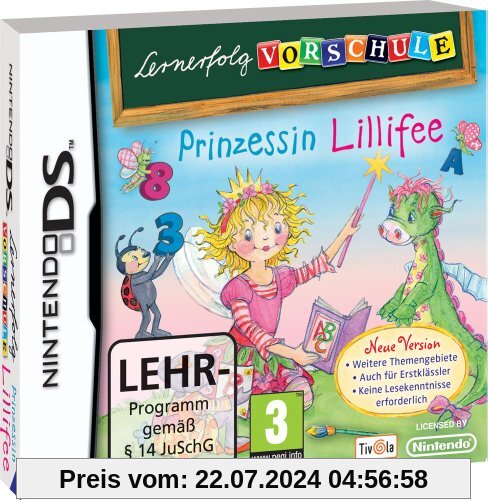 Lernerfolg Vorschule Prinzessin Lillifee Neue Version von Tivola