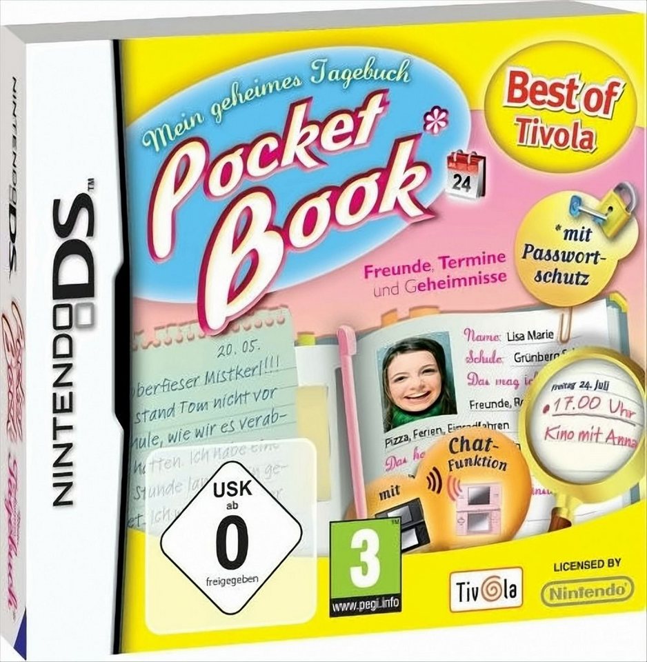 Pocketbook - Mein geheimes Tagebuch Nintendo DS von Tivola