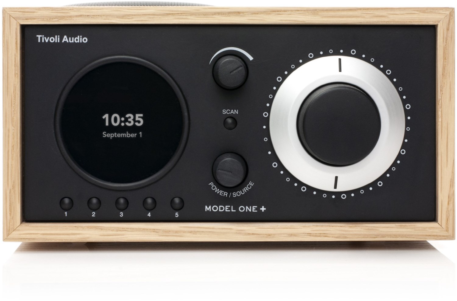 Model One+ Heimradio eiche/schwarz Model One+ Heimradio eiche/schwarz von Tivoli Audio