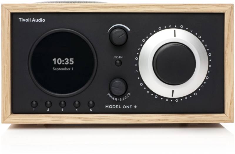 Model One+ Heimradio eiche/schwarz von Tivoli Audio