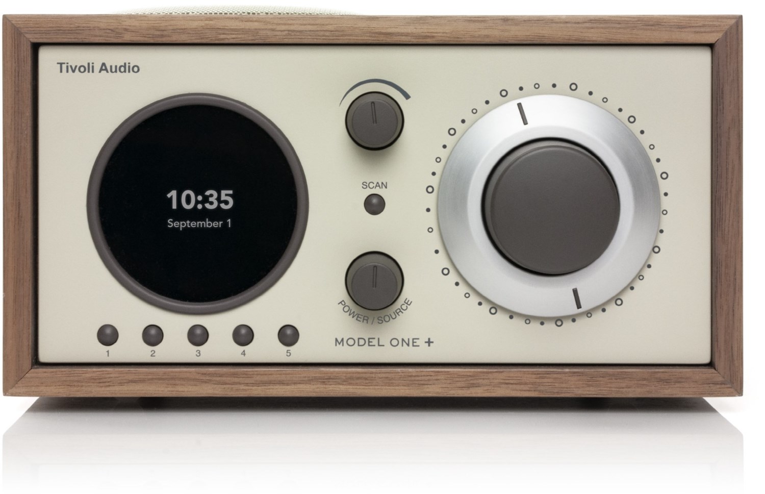 Model One+ Heimradio walnuss/beige Model One+ Heimradio walnuss/beige von Tivoli Audio