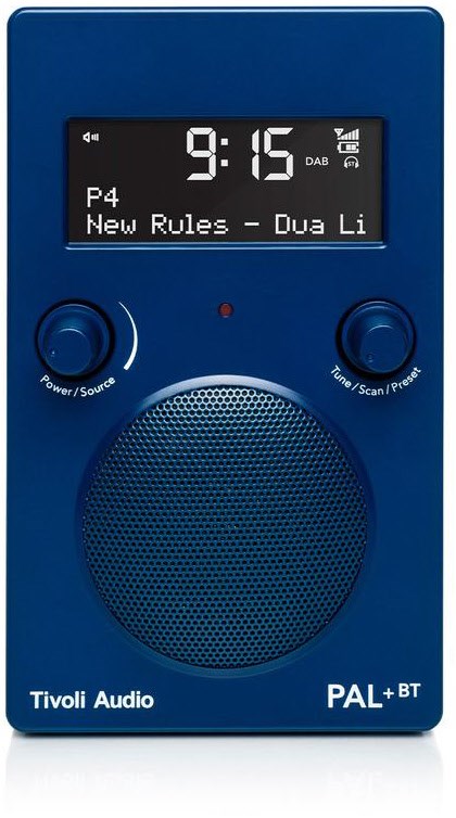PAL+ BT Kofferradio mit DAB/DAB+ hochglanz blau von Tivoli Audio