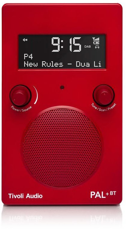 PAL+ BT Kofferradio mit DAB/DAB+ hochglanz rot PAL+ BT Kofferradio mit DAB/DAB+ hochglanz rot von Tivoli Audio