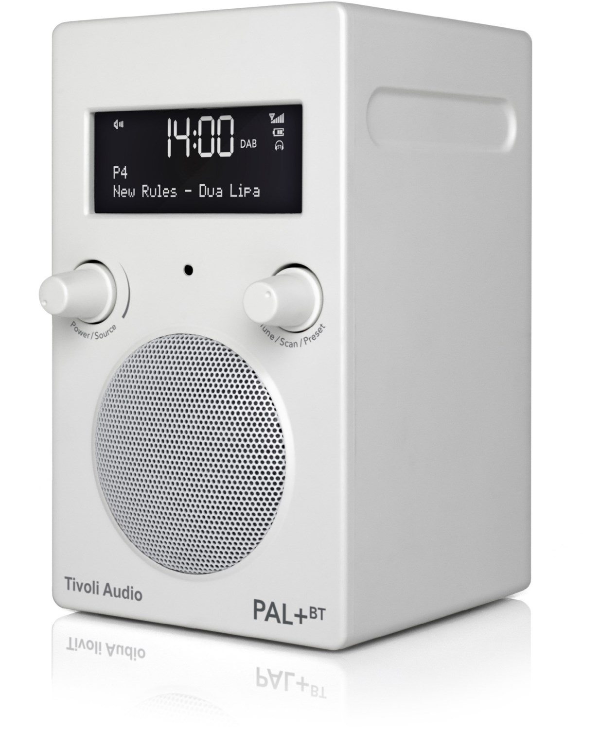PAL+ BT Kofferradio mit DAB/DAB+ hochglanz weiß PAL+ BT Kofferradio mit DAB/DAB+ hochglanz weiß von Tivoli Audio