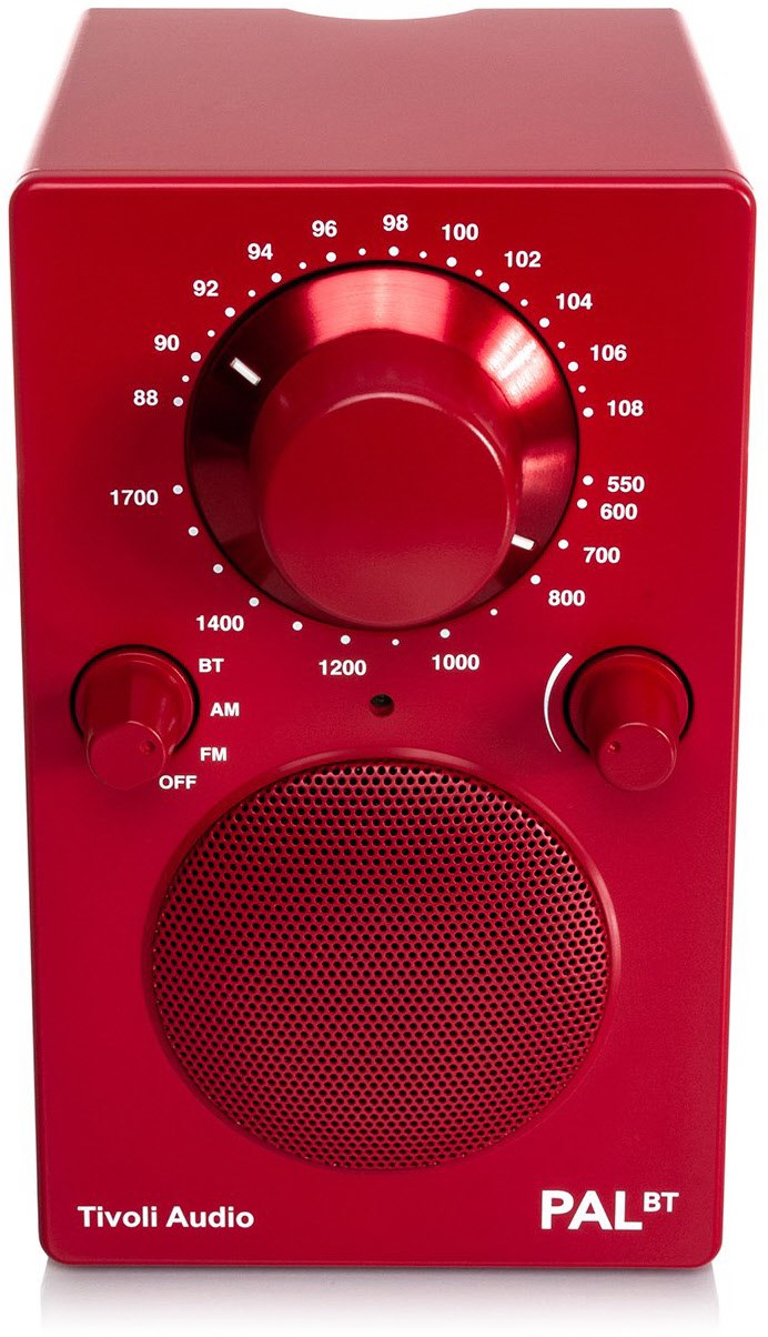 PAL BT Kofferradio hochglanz rot von Tivoli Audio