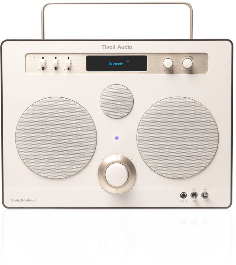 SongBook MAX Bluetooth-Lautsprecher creme/braun von Tivoli Audio