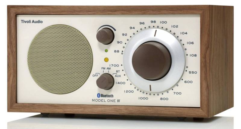 Tivoli Audio Model ONE BT Walnuss/beige UKW-Radio (AM-Tuner,FM/UKW-Tuner,Bluetooth-Empfänger,Retro-Radio) von Tivoli Audio