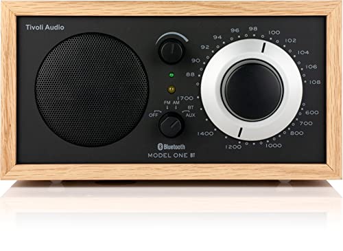 Tivoli Audio Model One BT Bluetooth UKW-/MW-Tisch Radio (Eiche/Schwarz/Schwarz) von Tivoli Audio