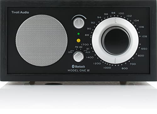 Tivoli Audio Model One BT Bluetooth UKW-/MW-Tisch Radio (Schwarz / Schwarz / Silber) von Tivoli Audio