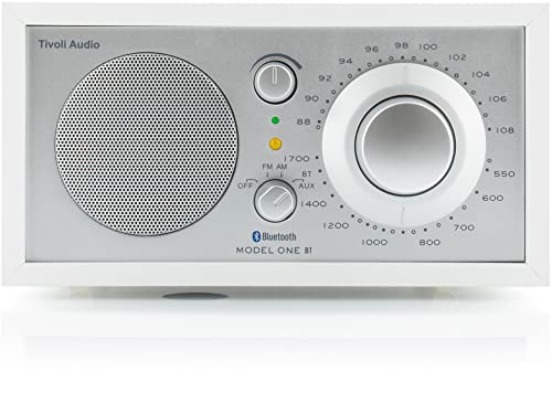 Tivoli Audio Model One BT Bluetooth UKW-/MW-Tisch Radio (Weiß/Silber) von Tivoli Audio