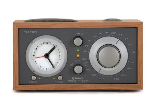 Tivoli Audio Model Three Bluetooth UKW-/MW-Radiowecker (Kirsche / Taupe) von Tivoli Audio