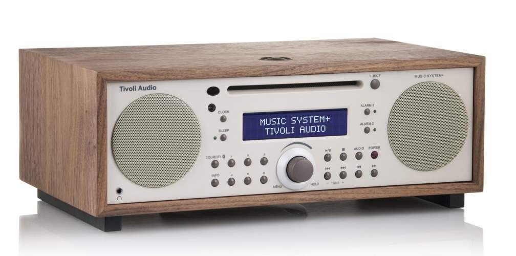 Tivoli Audio Music System+ Walnuss/beige Stereoanlage (Digitalradio (DAB),FM-Tuner, AM-Tuner, CD, Bluetooth, Holzgehäuse, integrierter Subwoofer) von Tivoli Audio