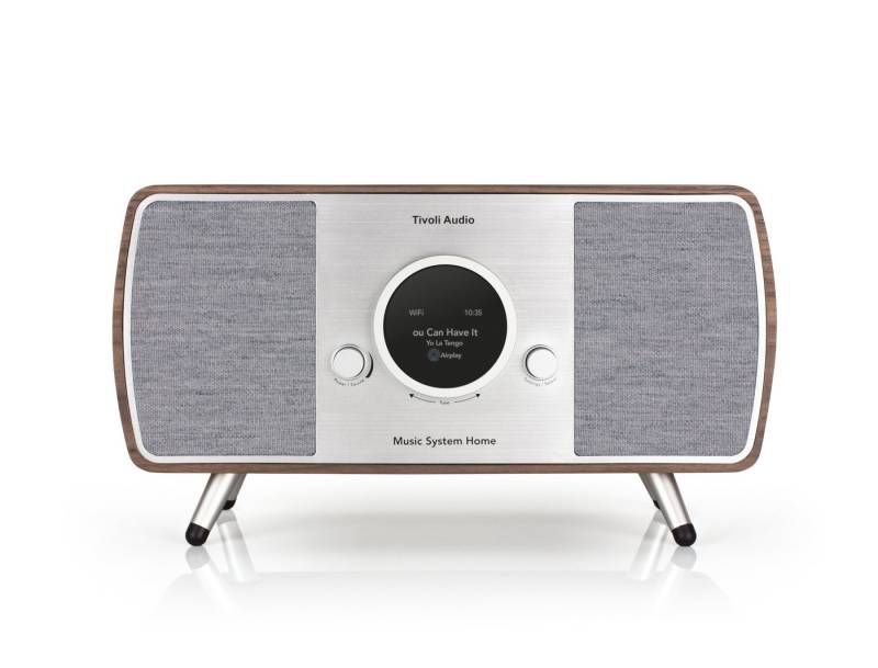 Tivoli Audio Music System Home Gen. II Stereo Bluetooth-Lautsprecher (Bluetooth, WLAN (WiFi), Multi-Media Sound-System, Echtholz-Gehäuse, DAB+ Radio) von Tivoli Audio