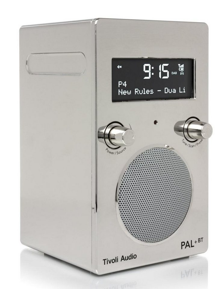 Tivoli Audio PAL+ BT chrom Radio mit Akku und Bluetooth UKW-Radio (DAB+/UKW/FM) von Tivoli Audio